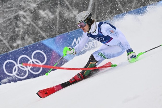Lucas Pinheiro durante prova slalom