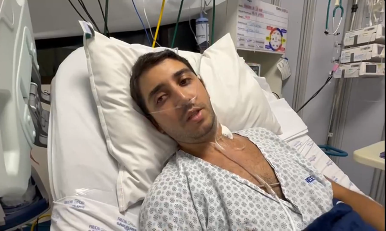 Vinícius de Oliveira na UTI