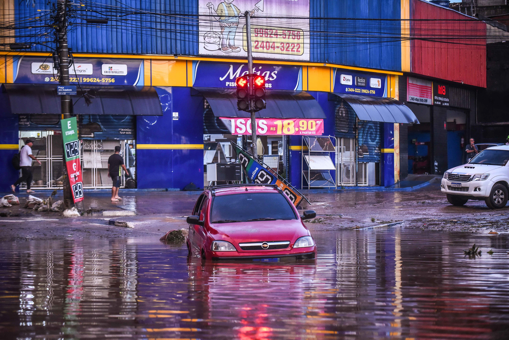 Temporal na cidade de Guarulhos