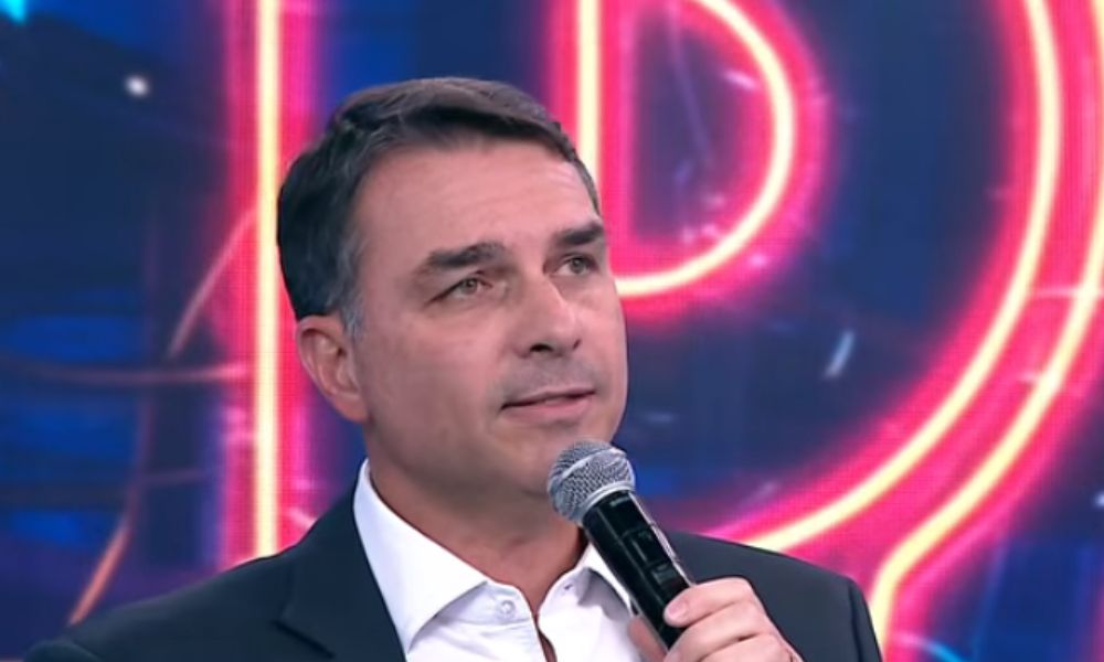 Flávio Bolsonaro no programa Pânico