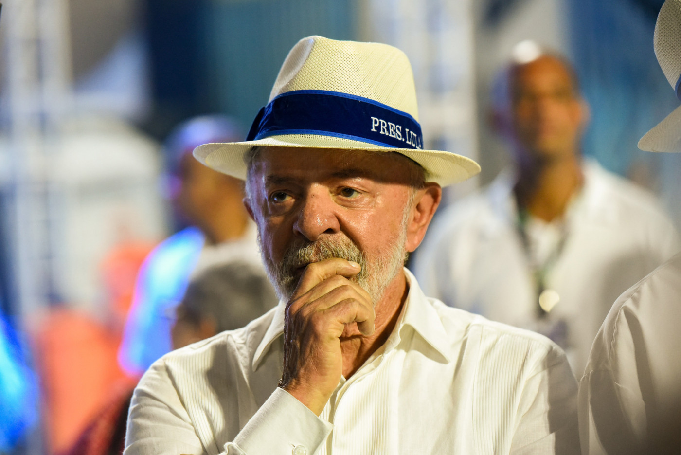 Lula durante desfile da Acadêmicos de Niterói