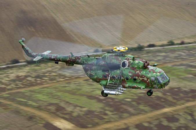 Foto ilustrativa do helicóptero Mi-17