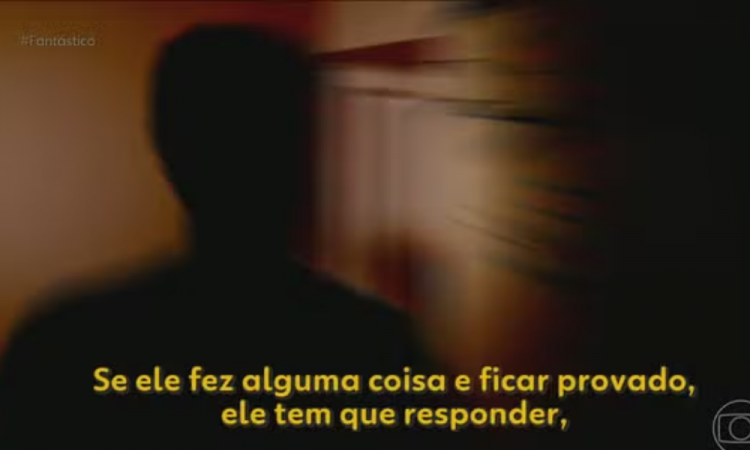 Pai de adolescente investigado pela morte de Orelha diz: ‘Se ele fez alguma coisa e ficar provado, ele tem que responder’ — Foto: Fantástico/ Reprodução