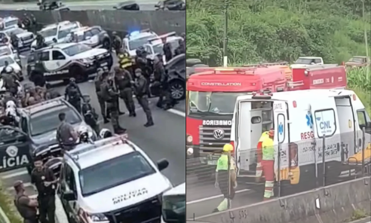 PM da reserva é perseguido e baleado por outros PMs no litoral de SP