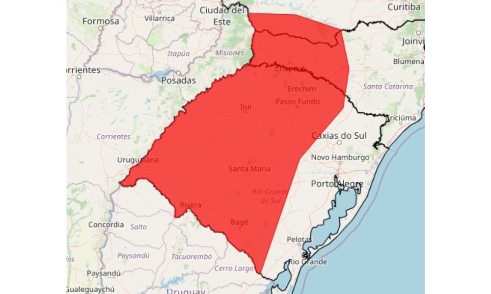 Onda de calor região Sul