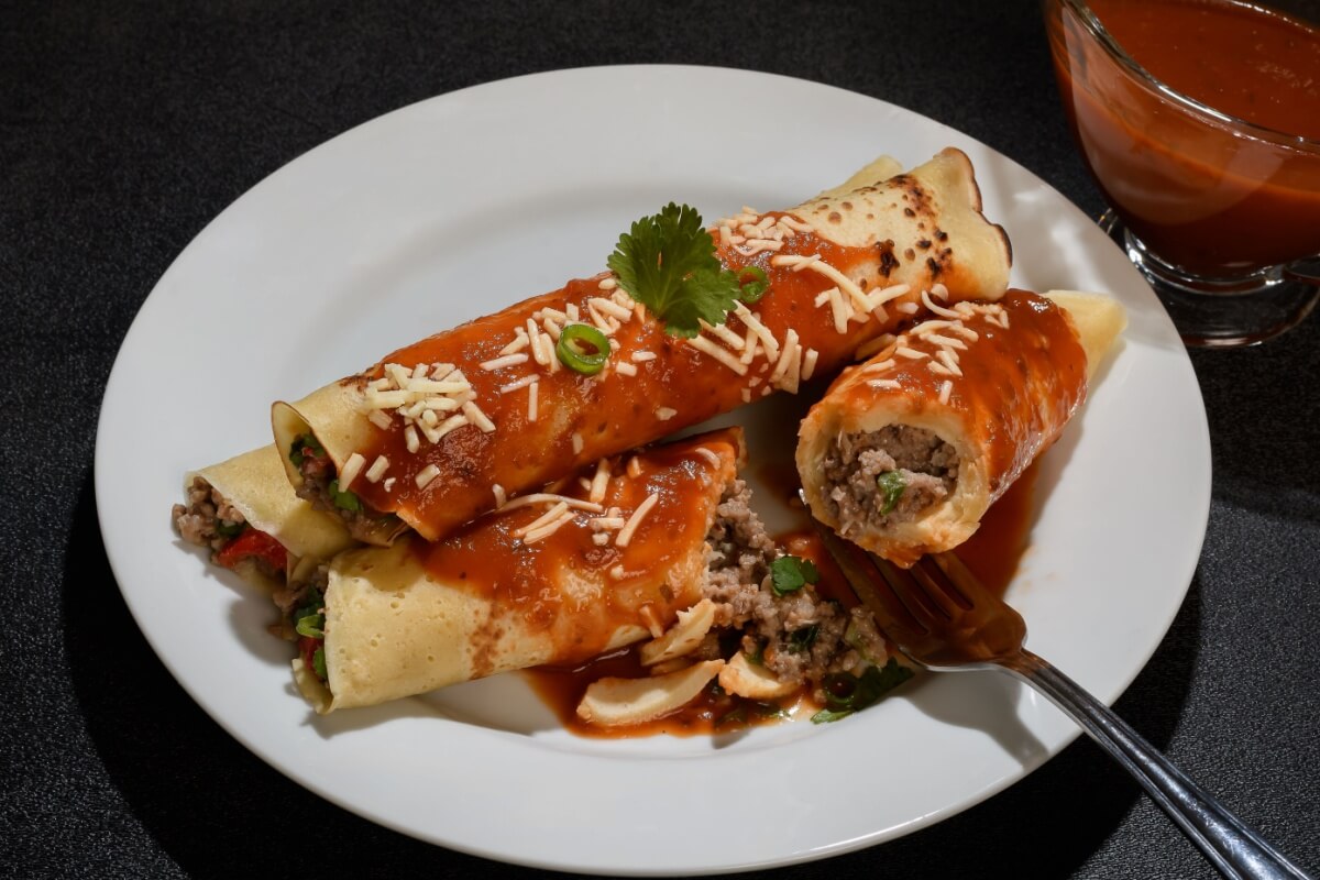 Panqueca de carne moída 