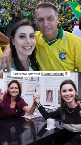 saveclip.app_625769882_18558895804049645_4933618032903671975_n-281x500 ​Michelle publica foto com Carol de Toni e volta a causar tensão no bolsonarismo
