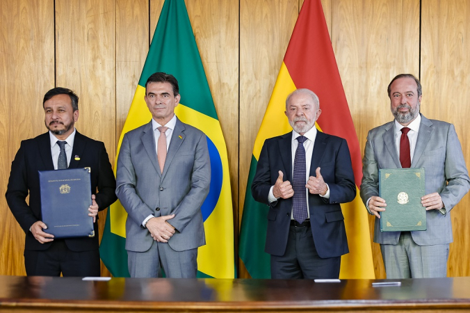 Lula e presidente da Bolívia