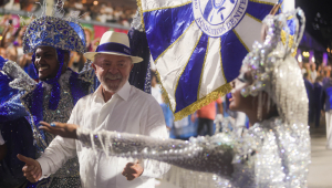 Lula no desfile da Acadêmicos de Niterói