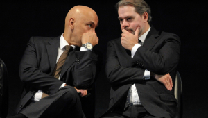 Ministros do Supremo Tribunal Federal Alexandre de Moraes e Dias Toffoli