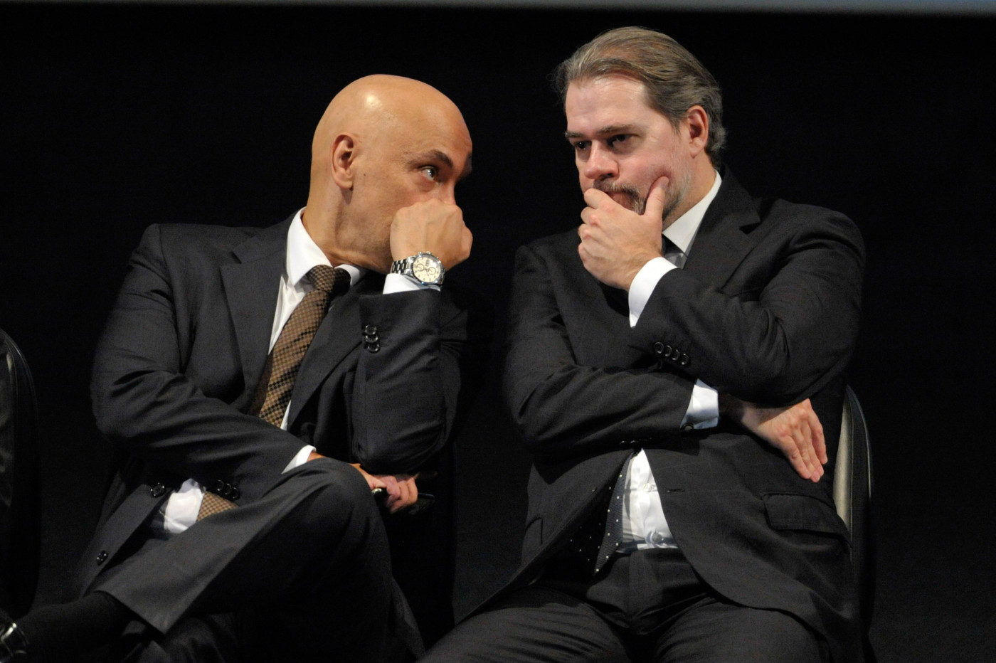 Ministros do Supremo Tribunal Federal Alexandre de Moraes e Dias Toffoli