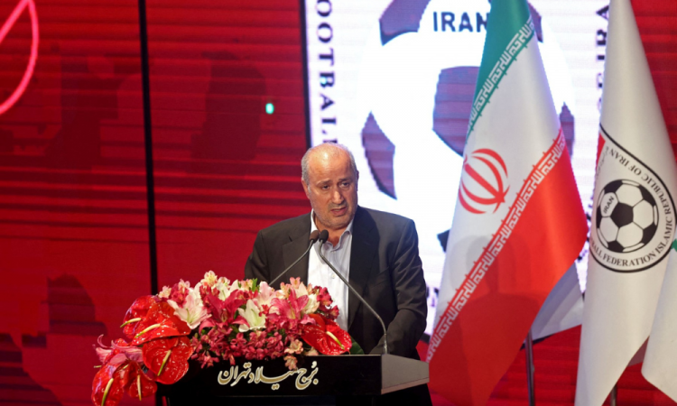 Presidente da Federação Iraniana de Futebol, Mehdi Taj