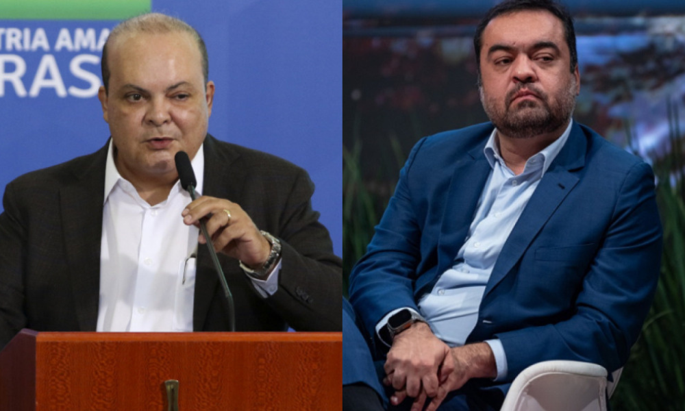 Ex-governadores Ibaneis Rocha (MDB), do Distrito Federal, e Cláudio Castro (PL), do Rio de Janeiro