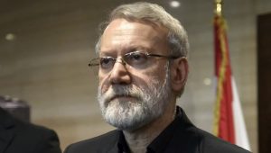 Ali Larijani, chefe do Conselho Supremo de Segurança Nacional de Teerã