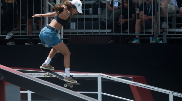 SP - MUNDIAL/SKATE/2026 - ESPORTES - O Mundial de Skate aconteceu neste domingo (8) no Parque C&acirc;ndido Portinari, em S&atilde;o Paulo. Na foto, a final feminina do street, com Rayssa Leal. 08/03/2026 - Foto: VINCENT BOSSON/FOTOARENA/FOTOARENA/ESTAD&Atilde;O CONTE&Uacute;DO