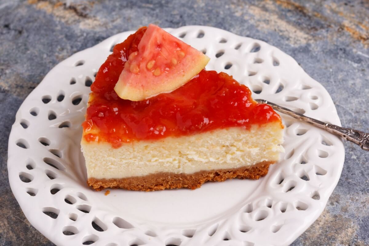 Cheesecake de goiaba 