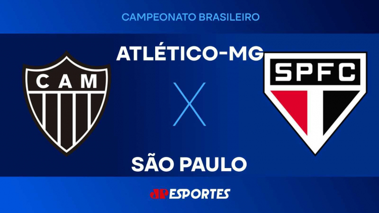 Atlético-MG x São Paulo: assista ao vivo a transmissão da Jovem Pan