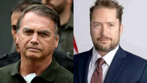 Jair Bolsonaro e assessor do governo de Trump, Darren Beattie