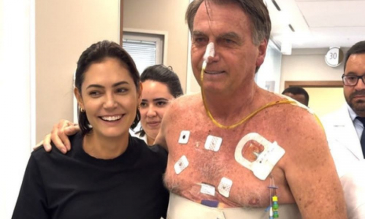 michelle bolsonaro e Jair Bolsoa