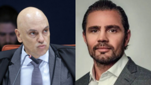 Ministro Alexandre de Moraes e Daniel Vorcaro