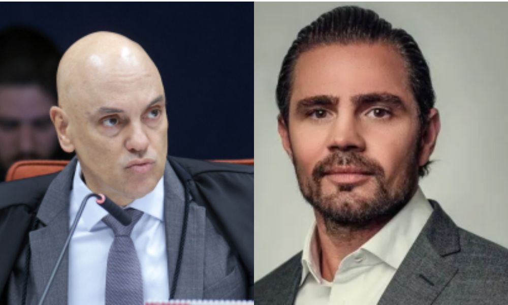 Ministro Alexandre de Moraes e Daniel Vorcaro