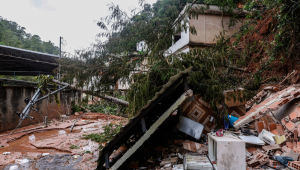 01/03/2026 - Juiz de Fora(MG) - Bairro Três Moinhos, um dos mais afetados pelas fortes chuvas com deslizamentos, desmoronamentos e desalojados