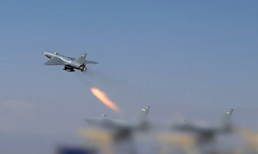 Drones lançados contra alvos americanos na base de Al-Kharj, na Arábia Saudita, e na base de Al-Adiri, no Kuwait