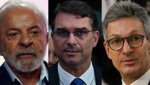 Atlas/Boomberg: Lula lidera 1º turno, mas empata no 2º contra Flávio Bolsonaro e Zema