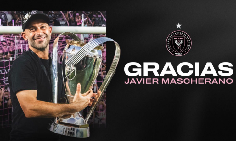 Mascherano deixa o comando do Inter Miami após temporada histórica