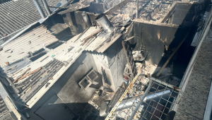 Veja como ficou o restaurante atingido por avião no RS