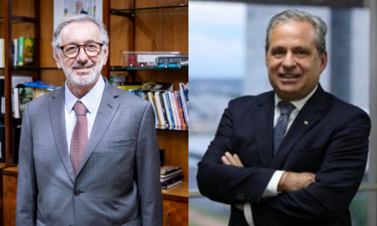 Márcio Fernando Elias Rosa, novo ministro do Desenvolvimento, Indústria, Comércio e Serviços (MDIC), e Francisco Tadeu Barbosa de Alencar, novo ministro do Empreendedorismo, da Microempresa e da Empresa de Pequeno Porte