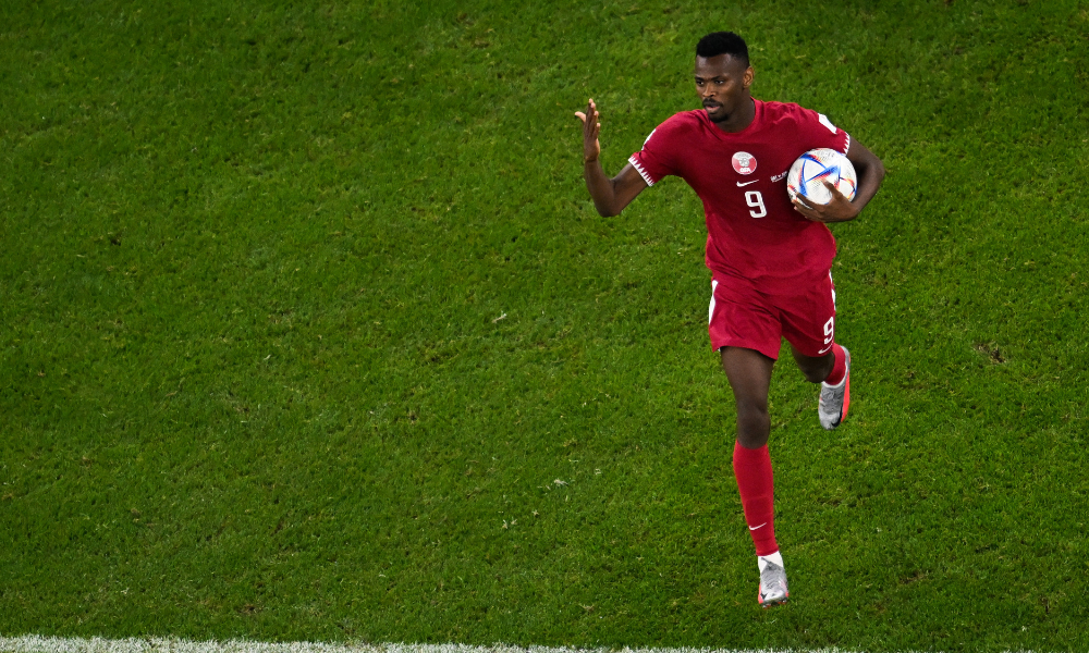 Mohammed Muntari, autor do único gol do Catar em Copas do Mundo