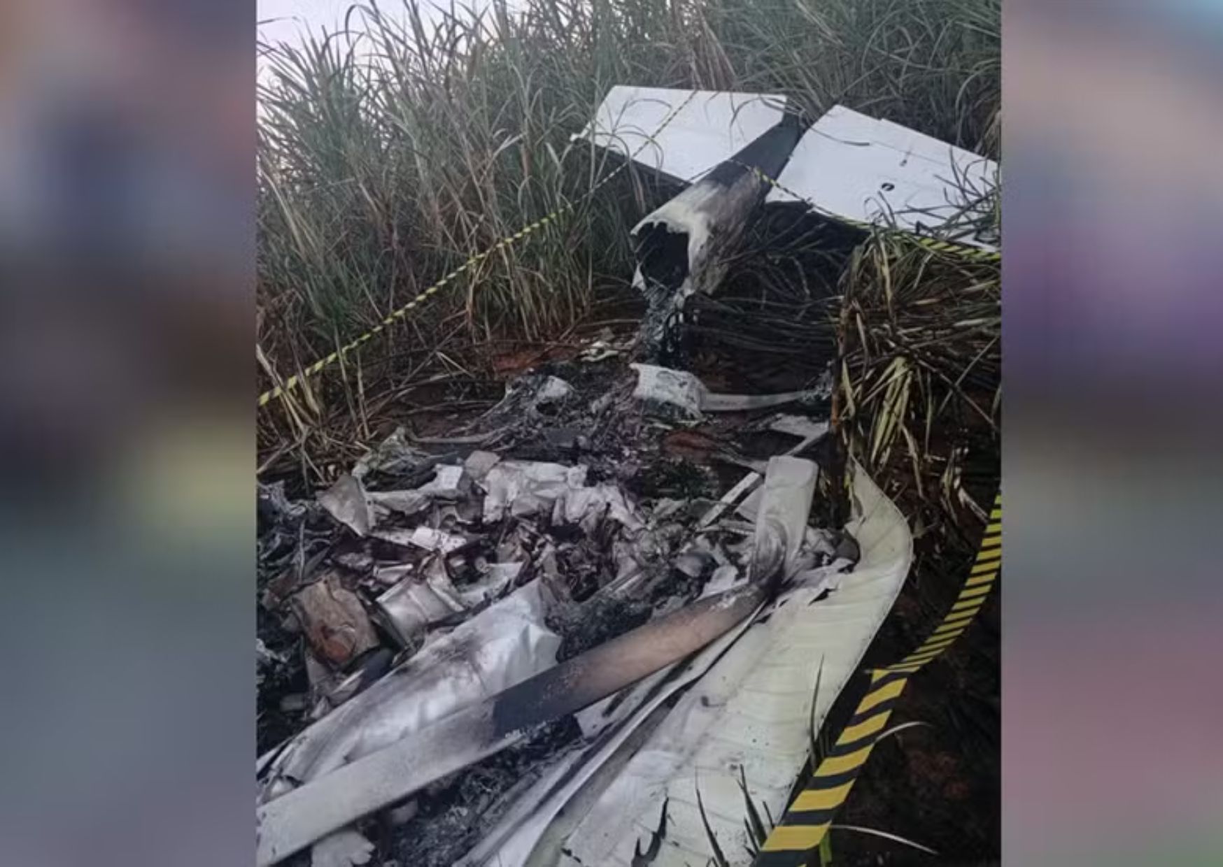 Destroços do avião monomotor que caiu em Altair