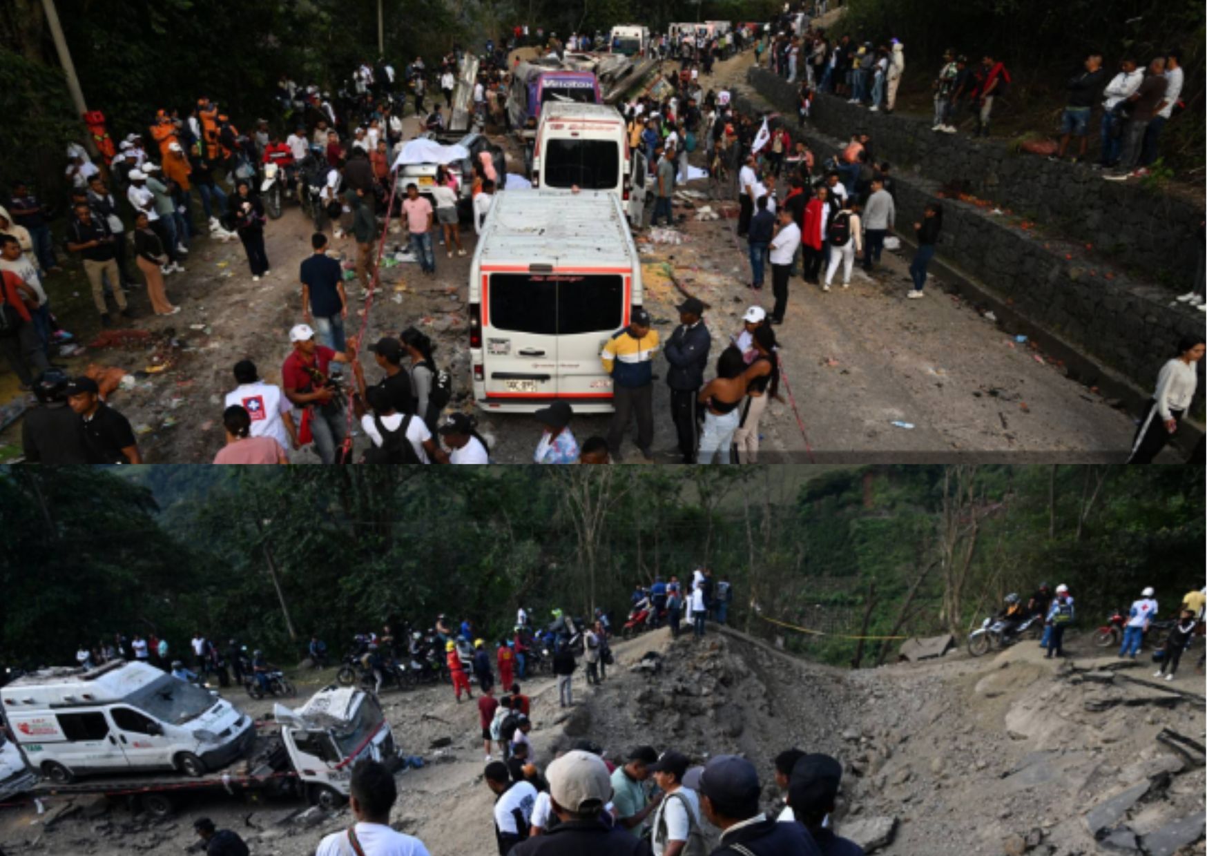 Explosão na Colômbia