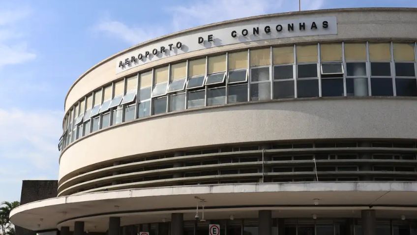 Fachada do Aeroporto de Congonhas