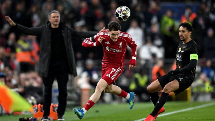 Florian Wirtz, do Liverpoor, e Marquinhos, do Paris Saint-Germain