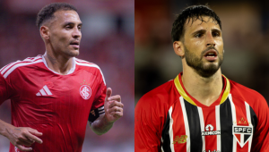 Internacional e São Paulo se enfrentam nesta quarta-feira (1º) pela nona rodada do Campeonato Brasileiro
