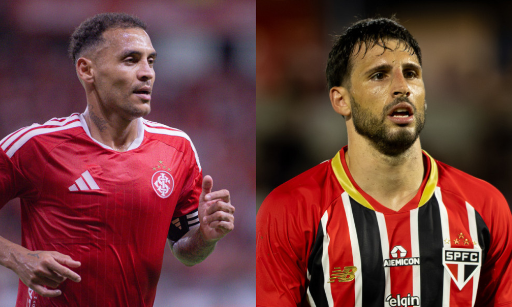 Internacional e São Paulo se enfrentam nesta quarta-feira (1º) pela nona rodada do Campeonato Brasileiro