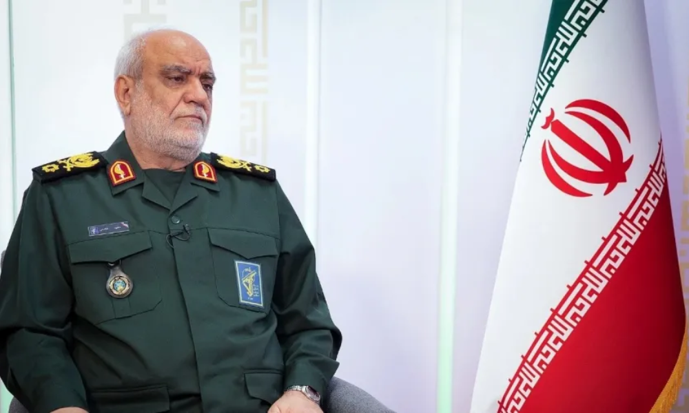 Majid Jademi, chefe de inteligência da Guarda Revolucionária do Irã foi morto em bombardeios Imagem: Forças de Defesa de Israel/Reprodução