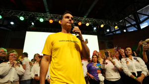 Flávio em evento no RS