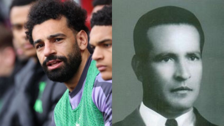 Jogadores egípicios, Mohamed Salah e o pioneiro, Abdelrahman Fawzi