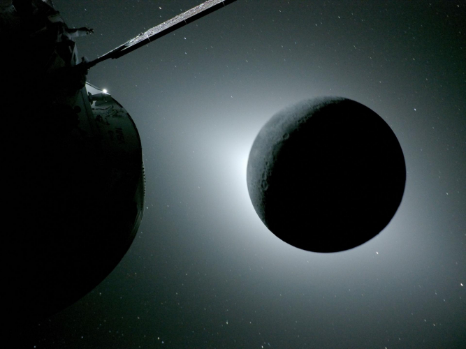 Nasa divulga imagens do lado oculto da Lua