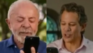 Em formato de bate-papo, Lula e Haddad lançam 1ª campanha conjunta das Eleições de 2026
