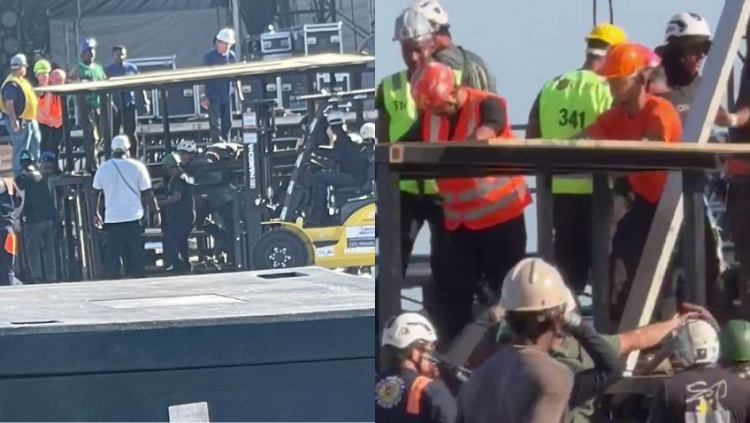 ​Homem morre na montagem do palco para o show de Shakira em Copacabana