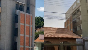 Muro gigante entre casa e prédio viraliza nas redes e divide opiniões; entenda