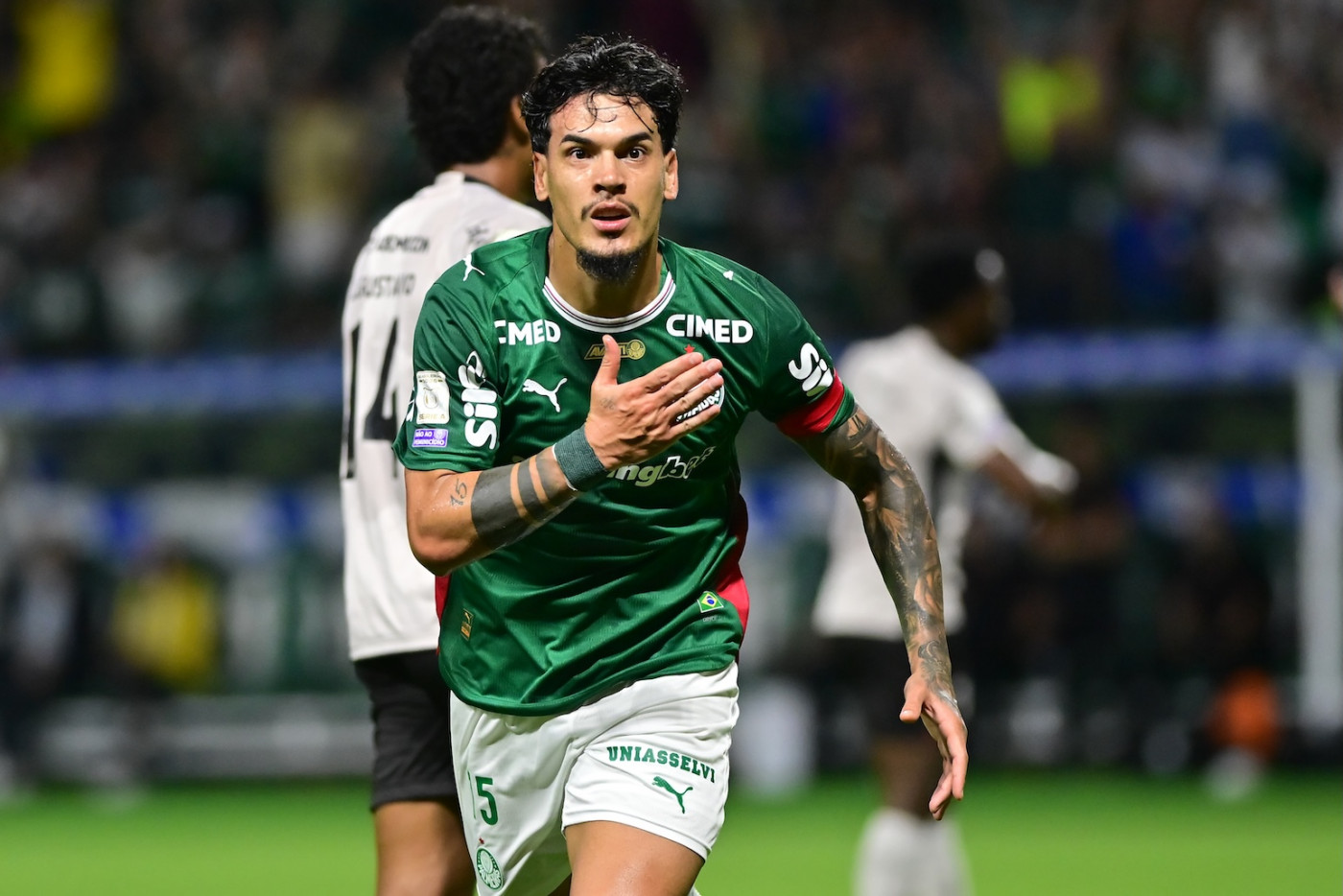 Gustavo Gomez, durante Palmeiras x Athletico-PR pelo Brasileirão 2026