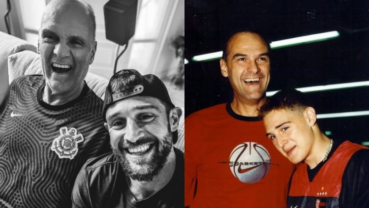 Oscar Schmidt e filho, Felipe Schmidt