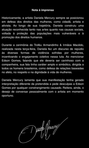 Note Daniele Mercury