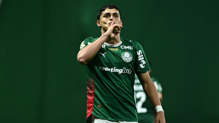 Ramón Sosa, autor de 2 dos 3 gols do Palmeiras contra o Jacuipense