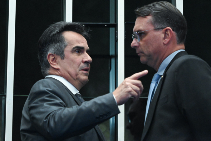 Ciro Nogueira e Flávio Bolsonaro